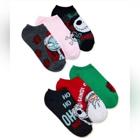 Nwt The Nightmare Before Christmas Holiday Socks Set, one size - Picture 1 of 6